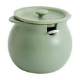 thumbnail image 1 of Recipiente de Cocina Perfecl Tarro de Manteca de Cerdo con Tapa y Cuchara Cerámica Verde, 1 of 8