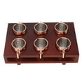 thumbnail image 2 of Mule Drink Mug Set, 2oz Hammer Point Cup Decorative Rugged 6Pcs Comfortable Using Corrosion Resistance  for Bar, 2 of 8