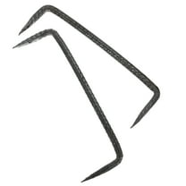 CIMAXIC Cimaxic 2pcs U Shaped Galvanized Nails for Wood DIY Users Multiple Projects