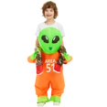 thumbnail image 6 of GOOSH 36 inch Kids Alien Costume, Alien Halloween Costume Blow Up Alien Costume, Funny Boys Girls Unisex Blow Up Halloween Costumes for Halloween Holiday Party Cosplay, 6 of 7