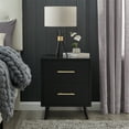 thumbnail image 4 of Bika Hom ET1017B Modern Mid-Century Night Stand, Black, 4 of 7