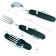 thumbnail image 2 of Highcool 6-in-1 Versatile Set Detachable Spoon Combination Mess Kit Including Carrying ( + + ), 2 of 6