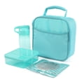 thumbnail image 3 of (2 pack) Arctic Zone Turquoise Lunchbox Combo, Includes food container, water bottle and ice pack, 3 of 9