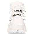 thumbnail image 4 of New Rock 106N-S8 White Leather Gothic Ankle Boots 36, 4 of 6