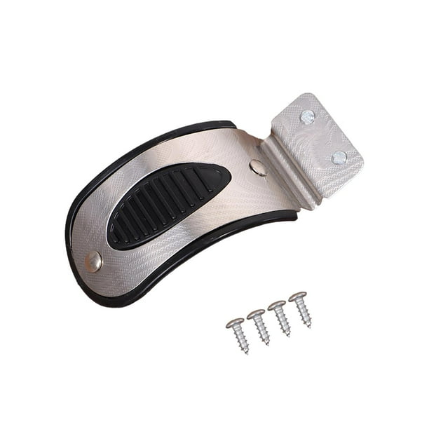 Pastilla de freno trasera ajustable de plástico resistente para patinete infantil de 3 ruedas negro 55 cm