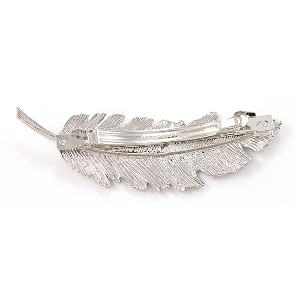 Women's Vintage Style Leaf Hair Clip Pin Claw Leaves Hairpin Barrette Accessory 