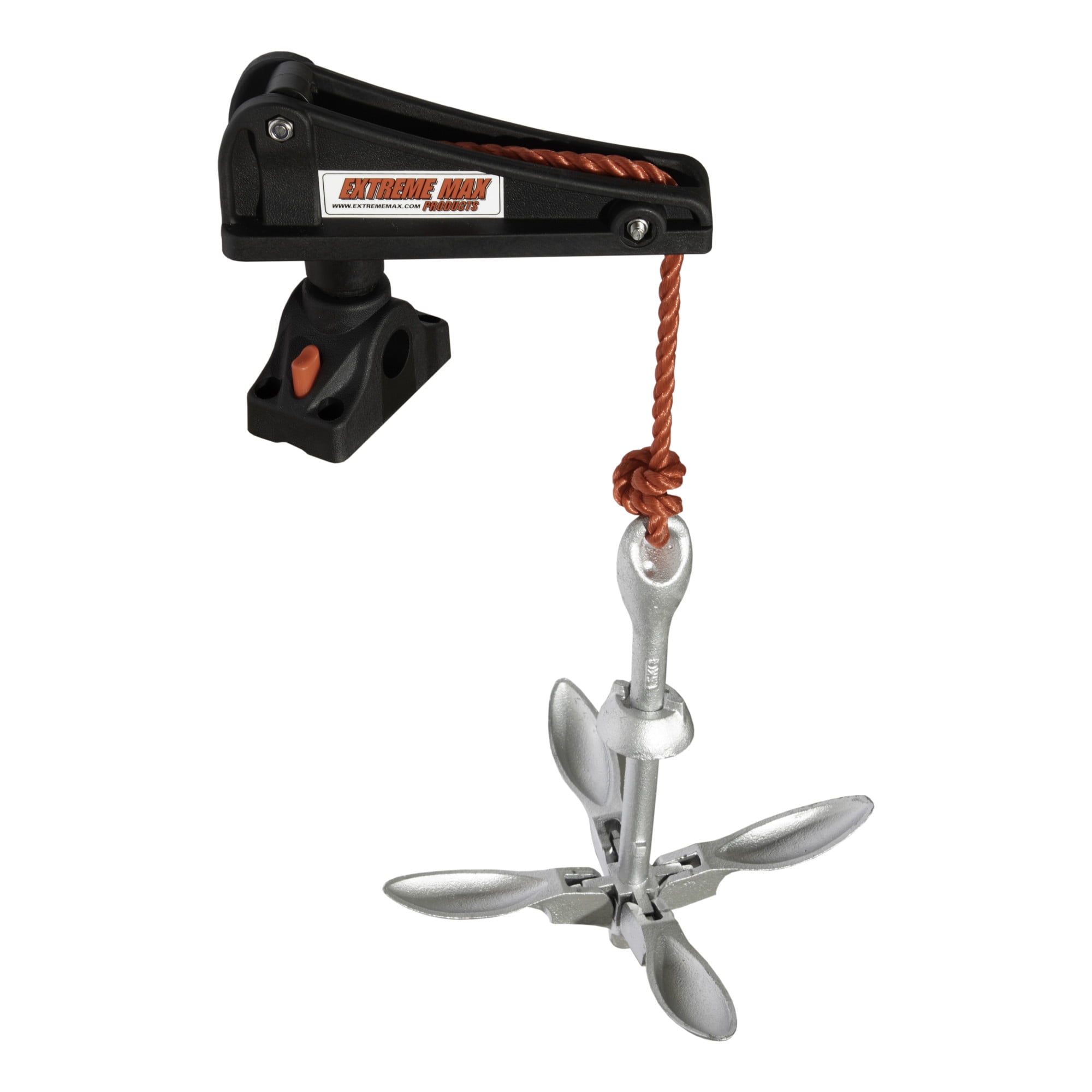 Extreme Max 3006.8681 Rod Holder Mountable Anchor Lock for Kayaks, Canoes, and Small Boats