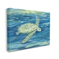 thumbnail image 4 of Stupell Industries Turtle Underwater Painting Animals & Insects Painting Gallery Wrapped Canvas Print Wall Art, 20 x 16, 4 of 8