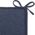 thumbnail image 4 of Klear Vu Porch Rocking Chair Cushions Set, Suitable for Living Room Rockers, Stylish Seat and Back Pads Include Fabric Ties, 20" X 17" X 2, Tonic Blue, 4 of 4
