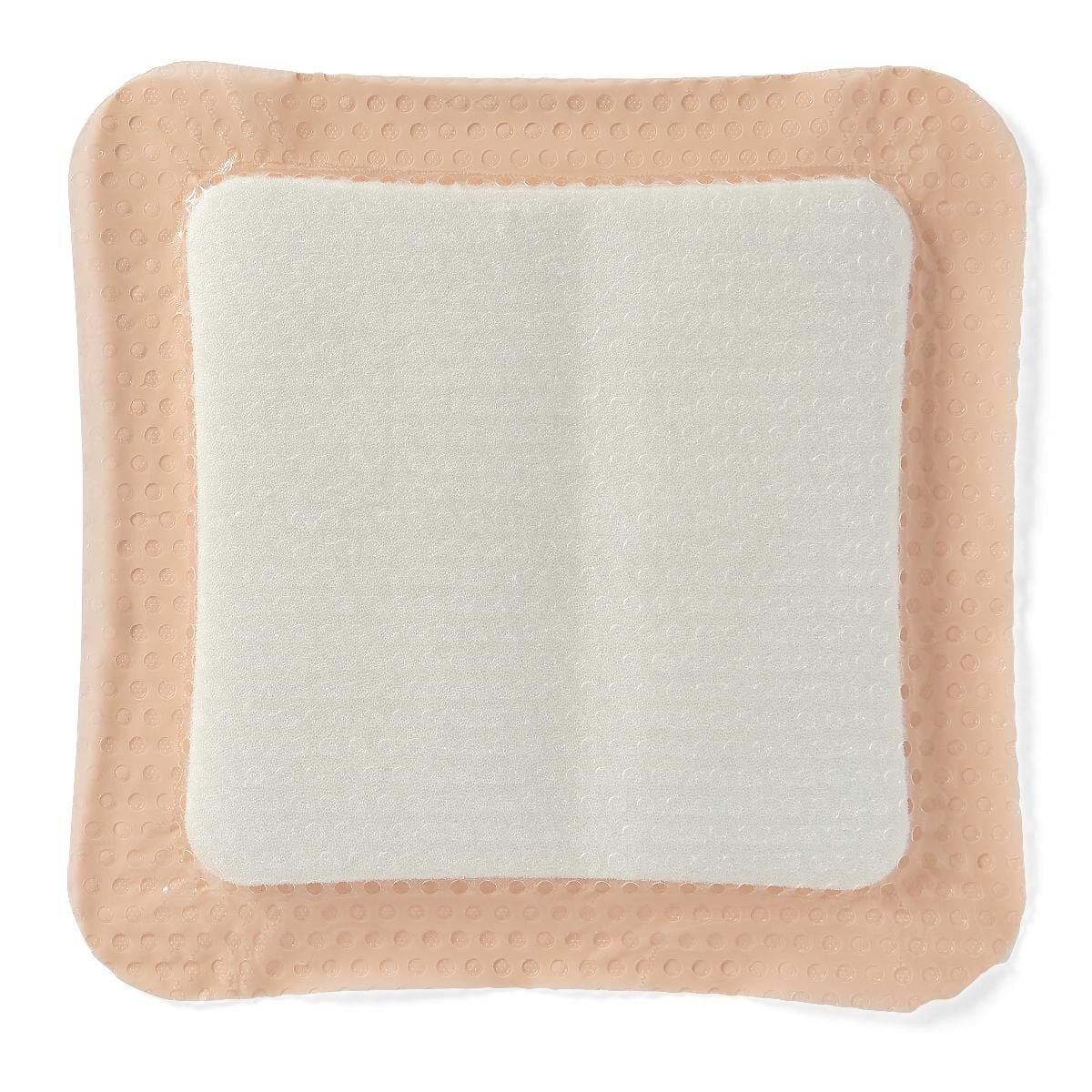 Optifoam Gentle Silicone-Faced Bordered Foam Dressings, 6" x 6", 10 Count