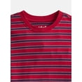 thumbnail image 2 of Wonder Nation Boys Striped Tee with Long Sleeves, Sizes 4-18, 2 of 3