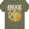 thumbnail image 3 of Marvel Guardians of the Galaxy - Groot Peace Flowers - Toddler And Youth Short Sleeve Graphic T-Shirt, 3 of 5