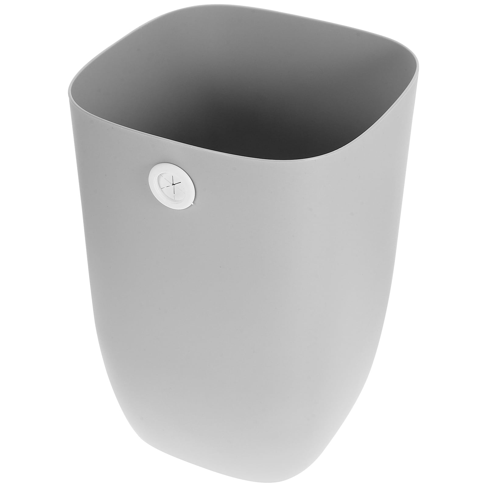 unbranded  Trash Bin Container Waste Basket Bathroom Garbage Can Office Grey