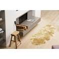 thumbnail image 2 of 2' X 6' X 2' Black Double Sheepskin Area Rug, 2 of 11
