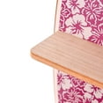 thumbnail image 4 of American Art Decor Kona Coast by Reyn Spooner Biscus Bounth Earth Red Surfboard Printed Wall Shelf - 13" x 35", 4 of 6