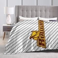 thumbnail image 4 of Rowan University Fleece Blanket, Very Soft Microfiber Flannel Blanket for Couch Warm and Cozy for All Seasons, 4 of 6