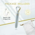 thumbnail image 2 of Delice™ By Blush® | Heartthrob Silicone Bullet Vibrator With Heart-Shaped Handle – Something Blue, 2 of 11