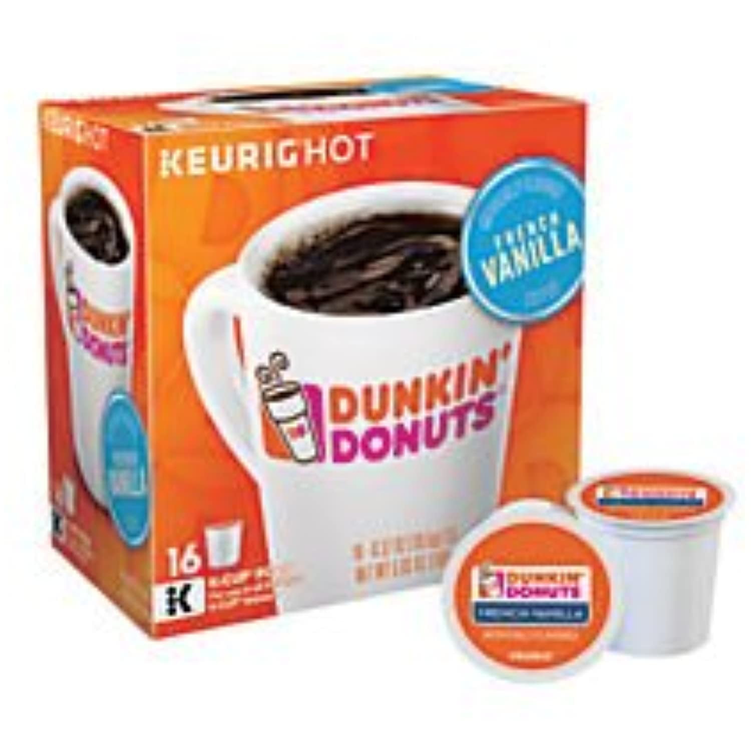 Keurig Dunkin Donuts French Vanilla Coffee KCups 16 Pk