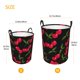 thumbnail image 3 of Fotbe Cherry Cesto de Ropa con Asas, Cesto Impermeable de Gran Capacidad, Bolsa de Lavado para Dormitorio, Cesto de Ropa con Ruedas y Asas-Medium, 3 of 6