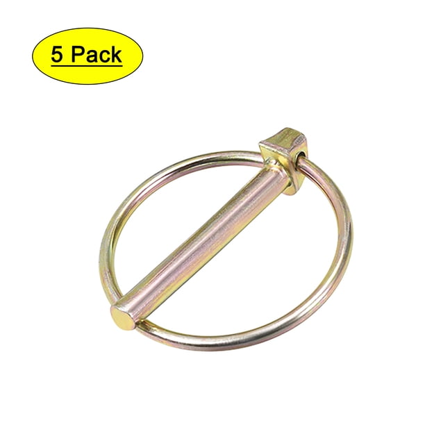Kit de pasadores de seguridad con anillo 6mm x 45mm para remolque de barco, kayak, canoa, carrito 5Pcs