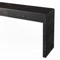 thumbnail image 6 of Farmhouse Rustic Console Table, Curved, 2 Drawer Storage Entryway Piece, 6 of 25