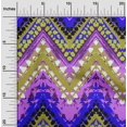 thumbnail image 2 of oneOone Cotton Poplin Twill Purple Fabric Chevron Sewing Fabric By The Yard Printed Diy Clothing Sewing Supplies 56 Inch Wide, 2 of 4