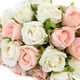 thumbnail image 4 of 24 ramos de rosas artificiales, flores de seda, rosas, familia, novia, boda, fiesta, decoraciones navideñas Xemadio HMHZ1381, 4 of 7