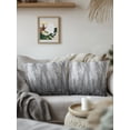 thumbnail image 3 of Outdoor Pillows Waterproof, Abstract Grey Bedding Throw Pillows with Insert for Couch Sofa Bed, Modern Gradient Minimalist Mottled Art 16x16 Inch Pillowcases Decorative Camping Patio Pillow Set of 2, 3 of 8