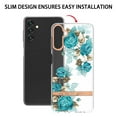 thumbnail image 5 of Feishell Case for Samsung Galaxy A14 5G 6.6 inch,Fashion Flower Pattern Flexible Silicone Shockproof Cover for Women Girls Slim Transparent Phone Case Support Wireless Charging,B, 5 of 10