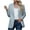 Sky Blue, variant on Blazers for Women Slim Fit Business Blazer Jackets Long Sleeve Open Front Suit Jackets Elegant Office Suits Sky Blue 3XL