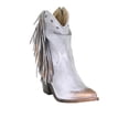 thumbnail image 2 of Circle G by Corral Womens Fringe Studded Metallic Cowboy  Ankle Boots, 2 of 5