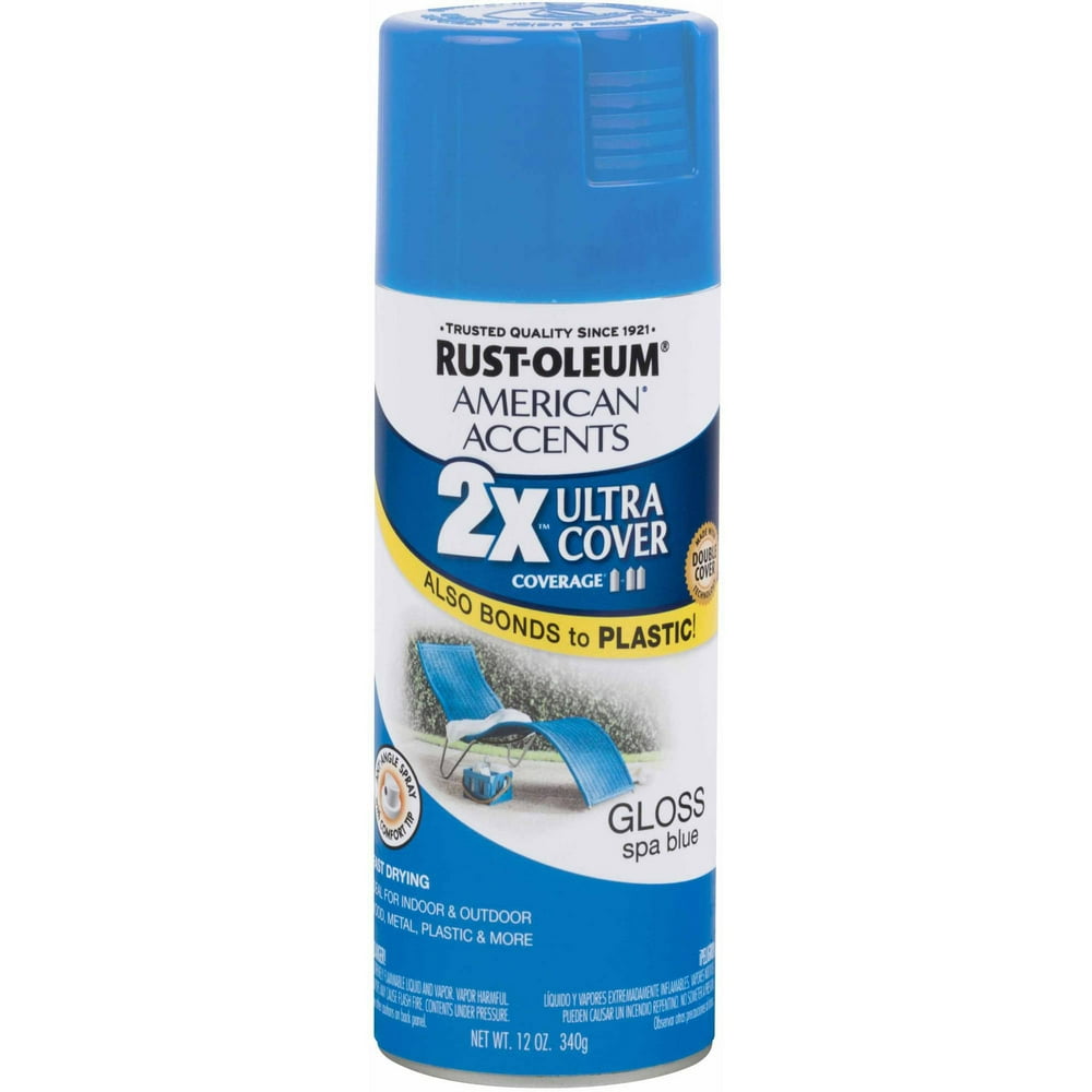 RustOleum American Accents Ultra Cover 2X Gloss Spray Paint & Primer