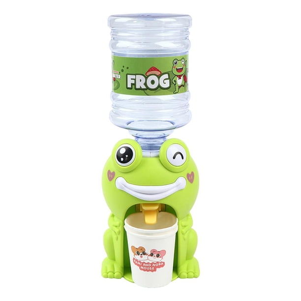 Divertido Dispensador de agua Juguete Casa de juegos Juego de simulación Modelo rana verde