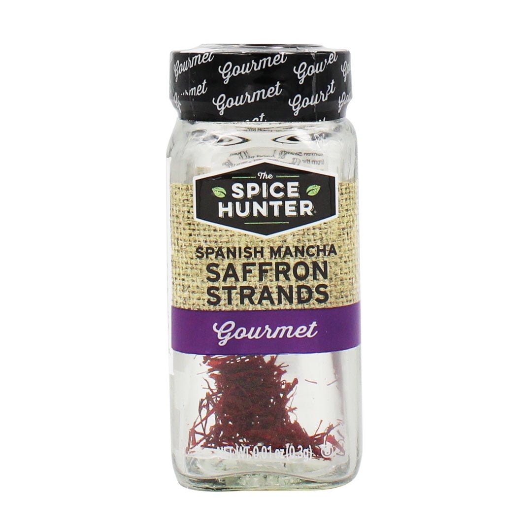Spice Hunter Gourmet Whole Spanish Mancha Saffron Strands (0.01 Ounces)