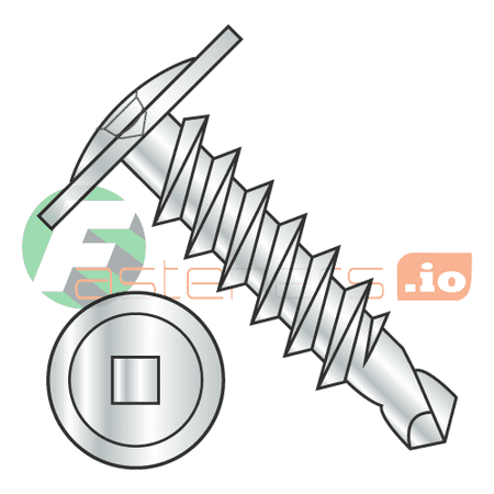 

#10 x 3/4 Self-Drilling Screws / Square / Modified Truss Head / Steel / Zinc / #3 Drill Point (Quantity: 6 000 pcs)