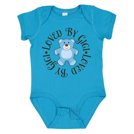 

Inktastic Loved by Gigi Baby Boy Gift Baby Boy Bodysuit