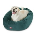 thumbnail image 6 of Majestic Pet Villa Velvet Bagel Pet Bed for Dogs, Calming Dog Bed Washable, Small, Orange, 6 of 6