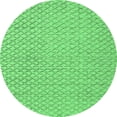 thumbnail image 1 of Ahgly Company Indoor Round Oriental Emerald Green Industrial Area Rugs, 4' Round, 1 of 4