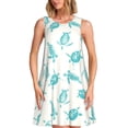 thumbnail image 1 of Disketp Turtle para Vestido sin Mangas para Mujeres, Vestidos de Verano para Mujeres, Casual y Holgado para la Playa, 1 of 7
