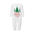 thumbnail image 2 of Christmas Family Pajamas Matching Sets with Dog Christmas Tree Print Plaid PJs, 2 of 10