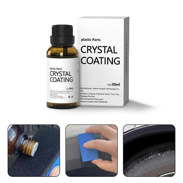 Crystal Coating Plasticrefurbishment Refresher Agent Ceramic Coating 30ML  3cm