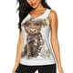 thumbnail image 1 of Fotbe C Blusas Sin Mangas para Mujer – Estilo Casual, Corte Suelto, Slim-Fit, Cuello Redondo Deportivo, Tops de Verano para Gimnasio y Yoga-Small, 1 of 7