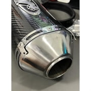 Motorcycle Carbon Fiber M4 Exhaust Muffler Pipe Escape Moto For Yamaha R1 MT07 MT-09 R6 R3 K6 K7 K9 K10 K11