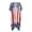 American Flag Design, variant on American Flag Design Long Kimono Swimsuit Cover Up Polyester Breathable Free Size Bathing Suit Cover Up for Women
