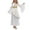 White, variant on Halloween Costumes Elegant Dress for Halloween Party Gown Women's Fancy Dress Up Outfit, One Size