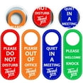 thumbnail image 6 of Supvox DoubleSided Do Not Disturb Office Door Sign with Easy Install PU Material for Storage Use Assorted Pcs, 6 of 7