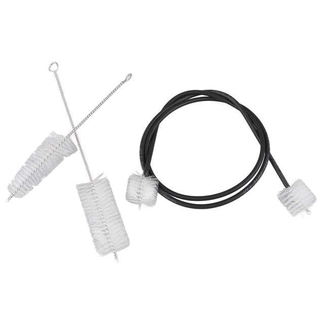 Horn Brush Cleaning Kit, Metal and Bristle Compact Comprehensive 3Pcs French Horn Cleaning Kit for Instrument Maintenance