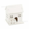 thumbnail image 3 of Desktop Dress Up, Ongmies Joywu Lighted Wooden Houses for Tabletop Decor 3 Pcs Village Houses with Snow and Led 12Cm Winter Village Accessories Set White Xmas House Figurine, D, 3 of 5