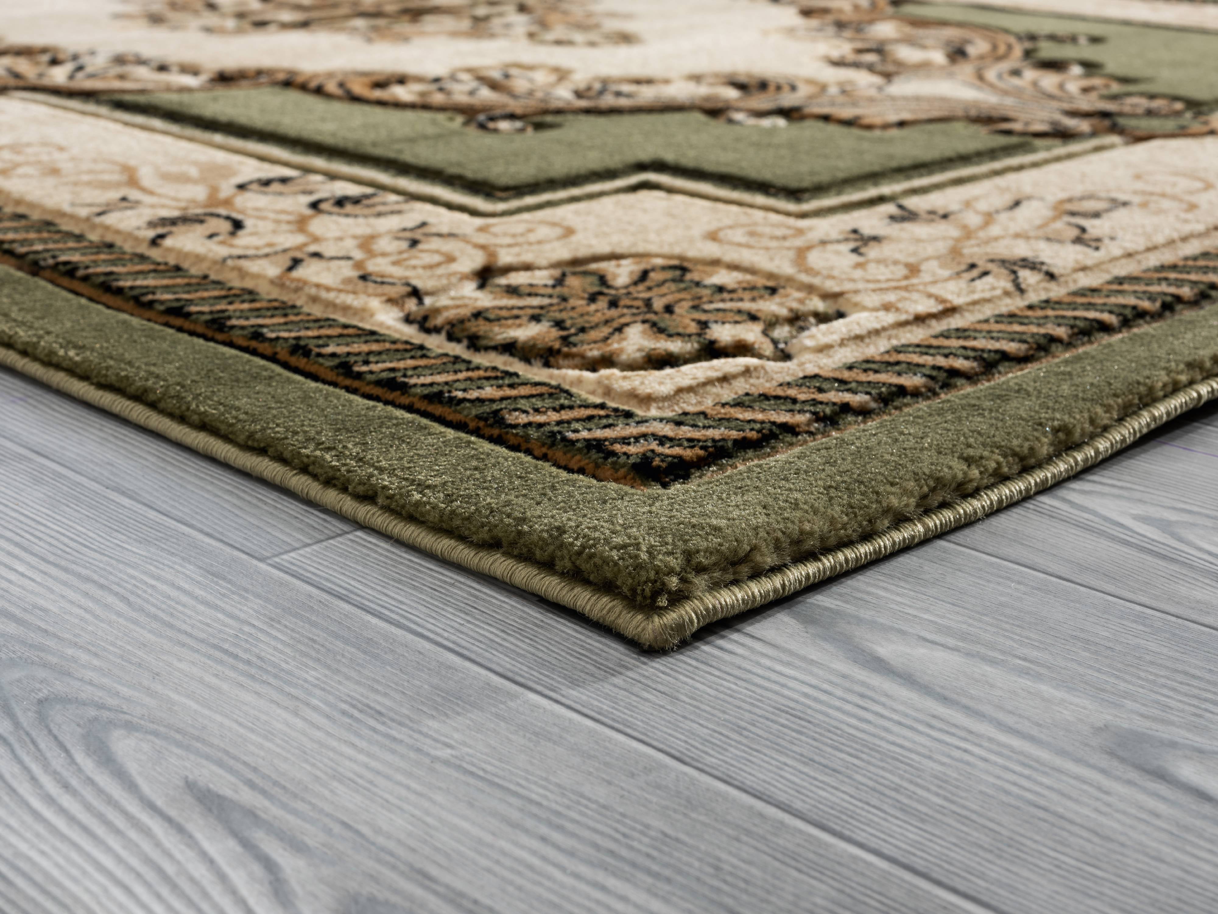 United Weavers Drachma Patras Traditional Medallion Area Rug, Green, 7'10" x 10'6"