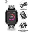 thumbnail image 4 of Luxtrada Bling Bands Compatible with Apple Watch Band 38mm 40mm 42mm 44mm iWatch Series SE/8/7/6/5/4/3/2/1, Dressy Jewelry Metal Bracelet Adjustable Wristband, 4 of 11